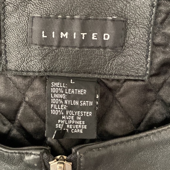 Limited Women's leather vest with zip-up front size L - Picture 5 of 6